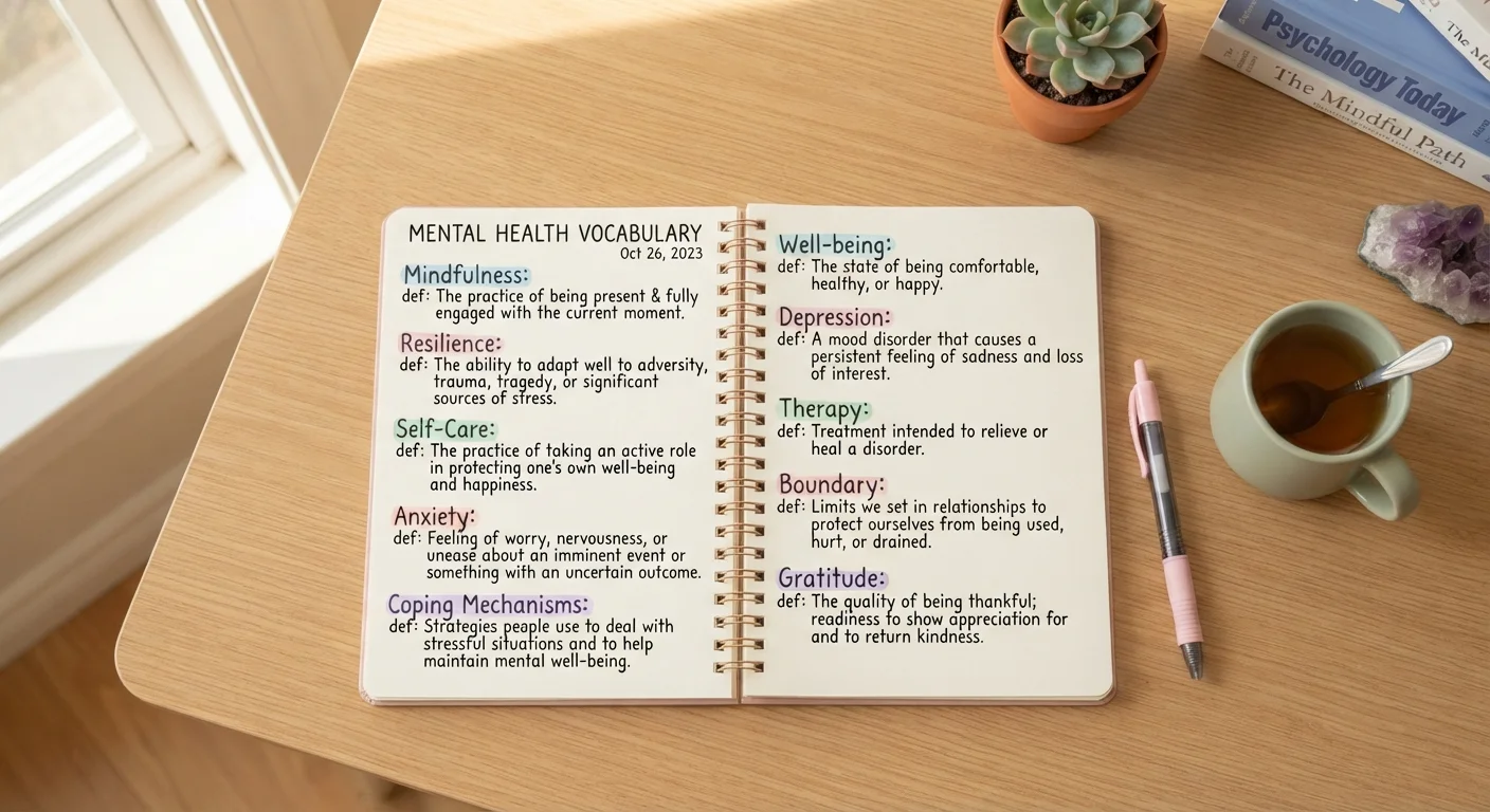 Common Mental Health Terms, Plainly Defined