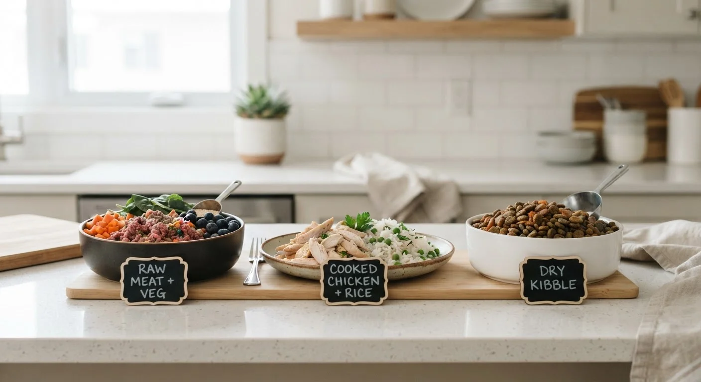 Raw, Cooked, or Kibble: Understanding the Pet Food Debate