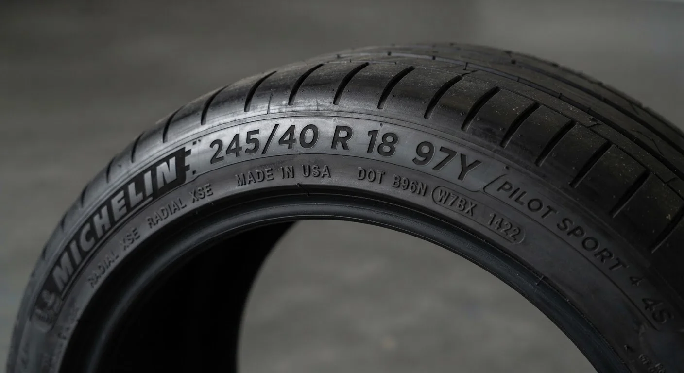 Reading a Tire Sidewall: The Numbers and Letters That Actually Matter