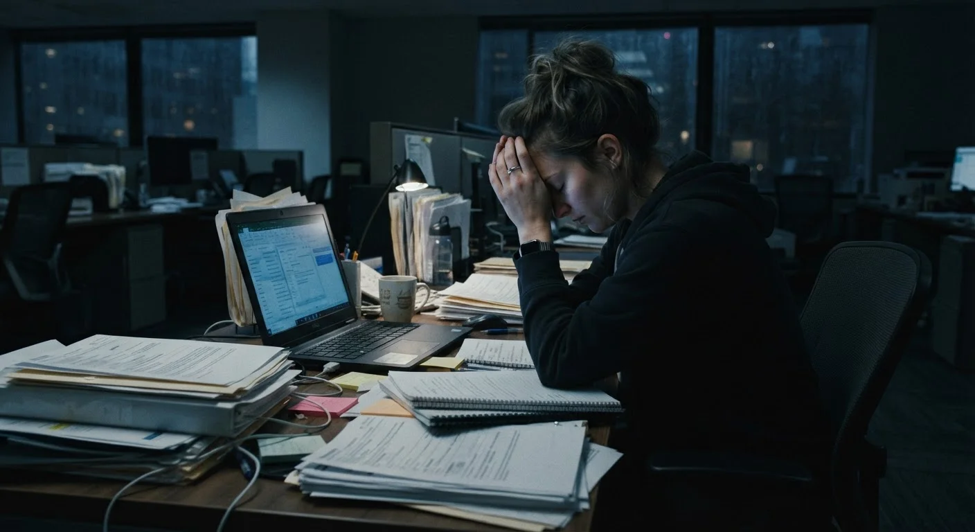 When Work Stress Becomes Something More Serious